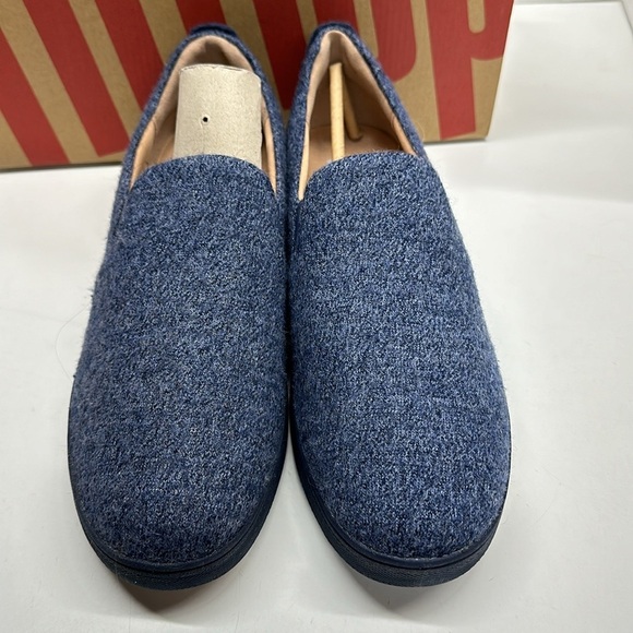 Fit Flop Rally Shoe Merino Wool Sneakers Slip On Comfort Shoes Blue New Women 11 - Picture 2 of 10